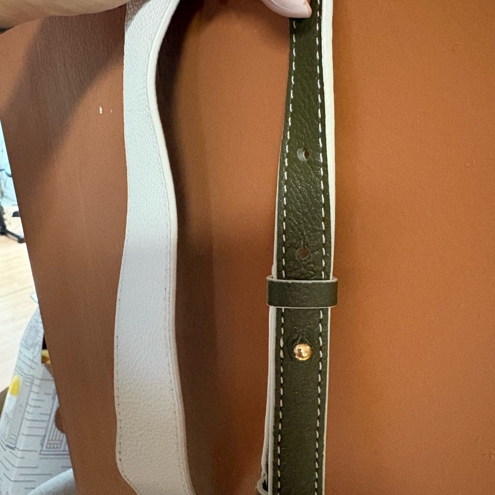 Michael Kors Green and White Crossbody Bag - Picture 12 of 16